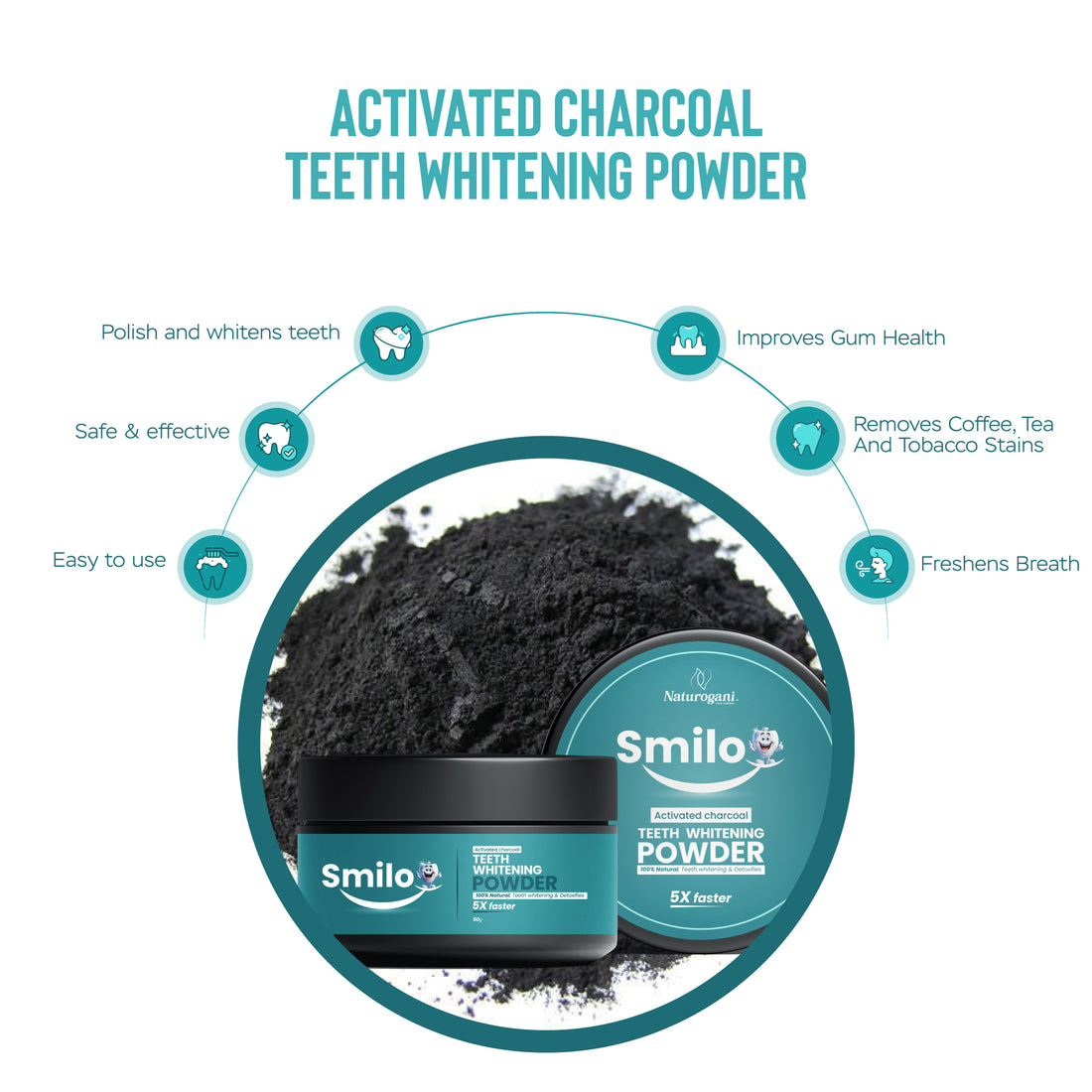 Smilo 5X Faster (Teeth Whitening Powder)