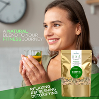 Herbal detox tea for cleansing and bloating relief