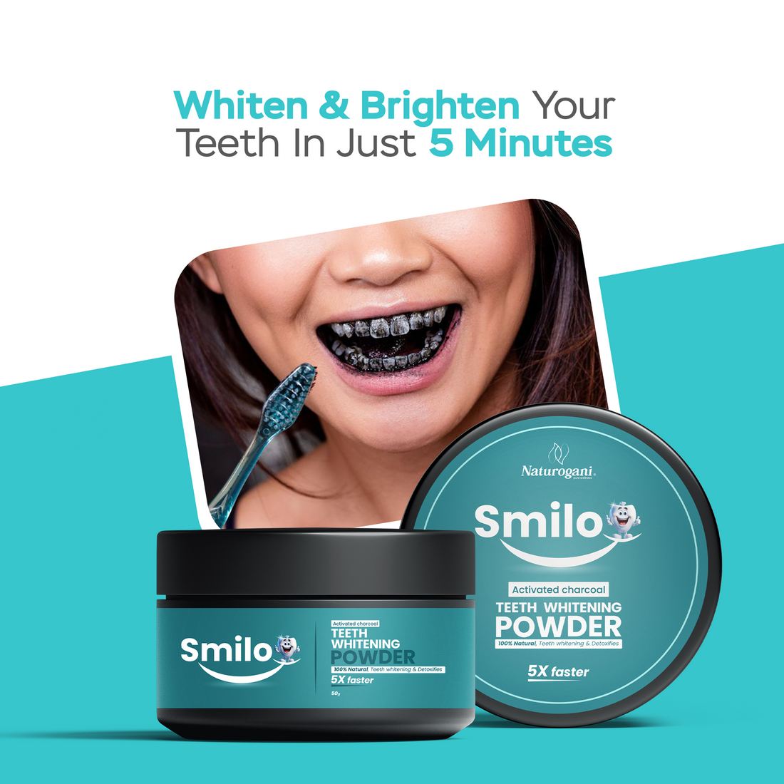 Smilo 5X Faster (Teeth Whitening Powder)