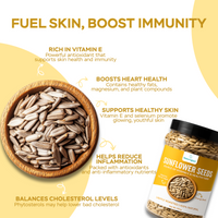 Protein-packed sunflower seeds for healthy skin & hair