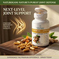 Turmeric & Ginger Capsules | Joint & muscle Pain, Anti Inflammation, Immunity