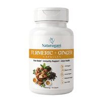 Turmeric & Ginger Capsules | Joint & muscle Pain, Anti Inflammation, Immunity