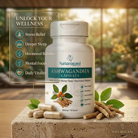 Ashwagandha Capsules | Stress & Sleep, Relax & Focus, Energy & Mental Support