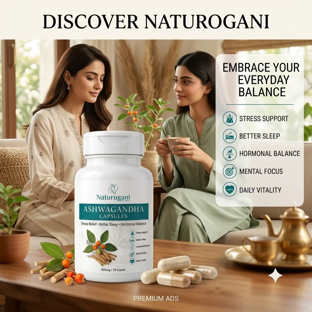 Ashwagandha Capsules | Stress & Sleep, Relax & Focus, Energy & Mental Support