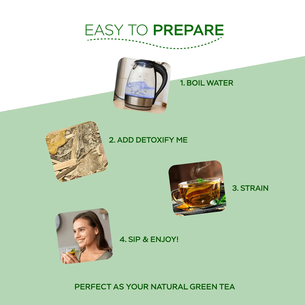 Naturogani Detoxify Me Tea for gentle detox, digestion support, and wellness