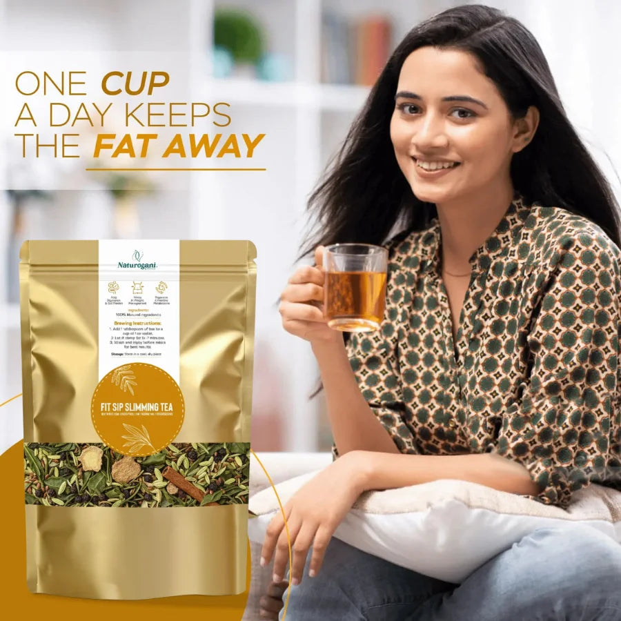 Fit Sip Slimming Tea | Green Tea & Herbal Blend