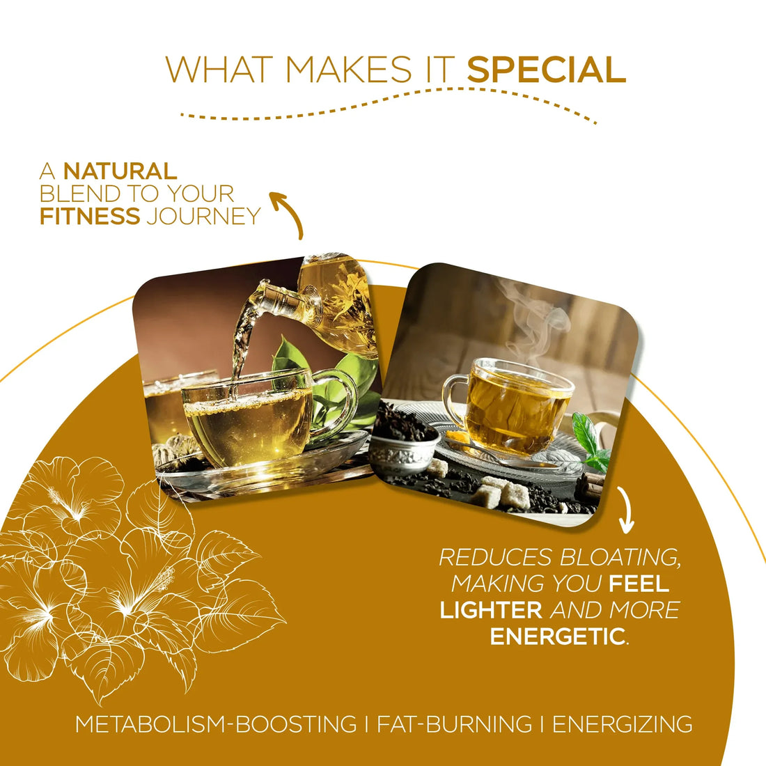 Herbal slimming tea by Naturogani to support metabolism and digestion