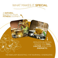 Herbal slimming tea by Naturogani to support metabolism and digestion