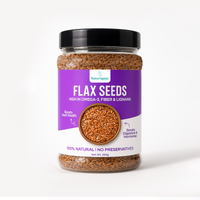 Omega-rich flax seeds for heart and digestion health