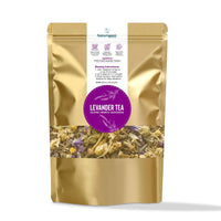 Relaxing lavender tea for sleep and stress relief