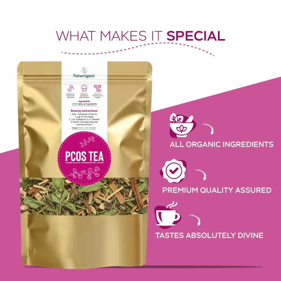 PCOS Tea | Spearmint & Herbal Blend, 100g