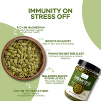 Zinc-rich pumpkin seeds for immunity and vitality