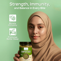 Zinc-rich pumpkin seeds for immunity and vitality