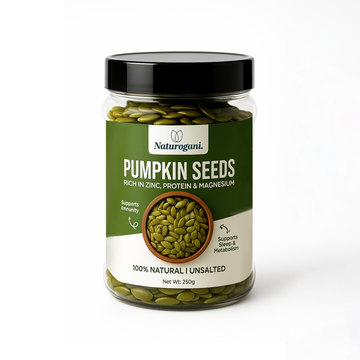Zinc-rich pumpkin seeds for immunity and vitality