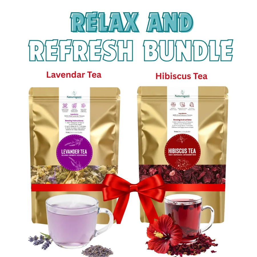 Relax & Refresh Bundle | Relaxation, Stress Support, Sleep, Heart Health, Antioxidants, Digestive Wellness