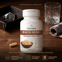 Safed Musli Capsule | Men’s Vitality, Physical Performance, Healthy Libido, Energy & Stamina