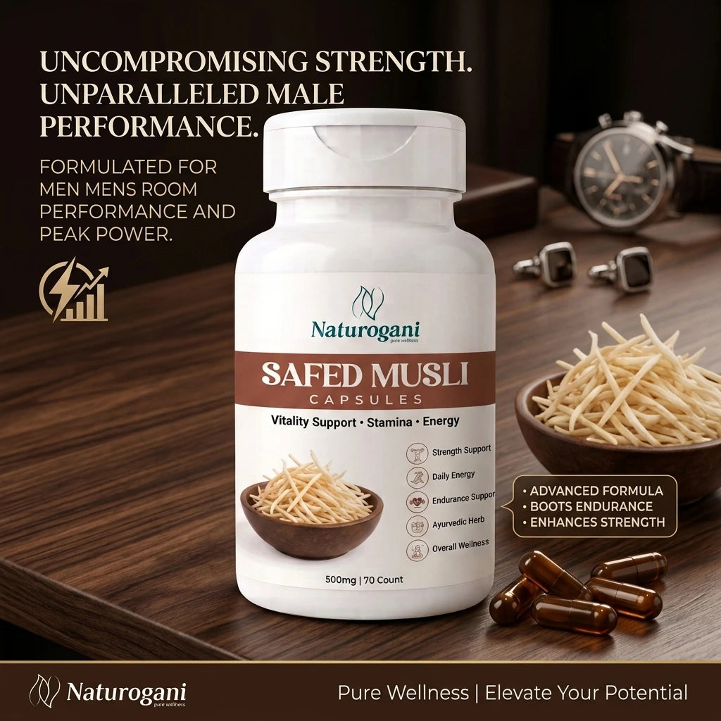 Safed Musli Capsule | Men’s Vitality, Physical Performance, Healthy Libido, Energy & Stamina