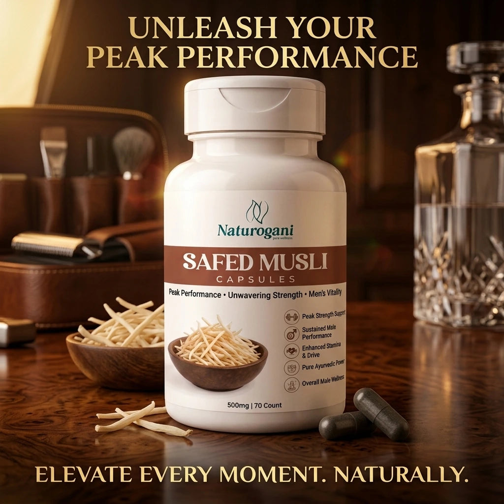 Safed Musli Capsule | Men’s Vitality, Physical Performance, Healthy Libido, Energy & Stamina