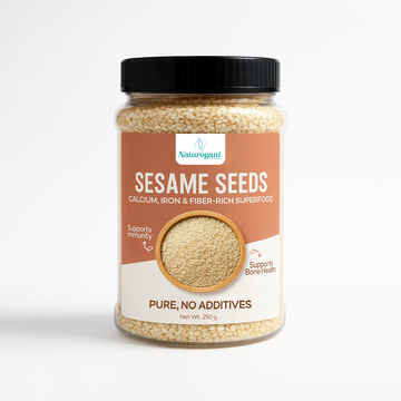 Calcium-rich sesame seeds for bones and hormones