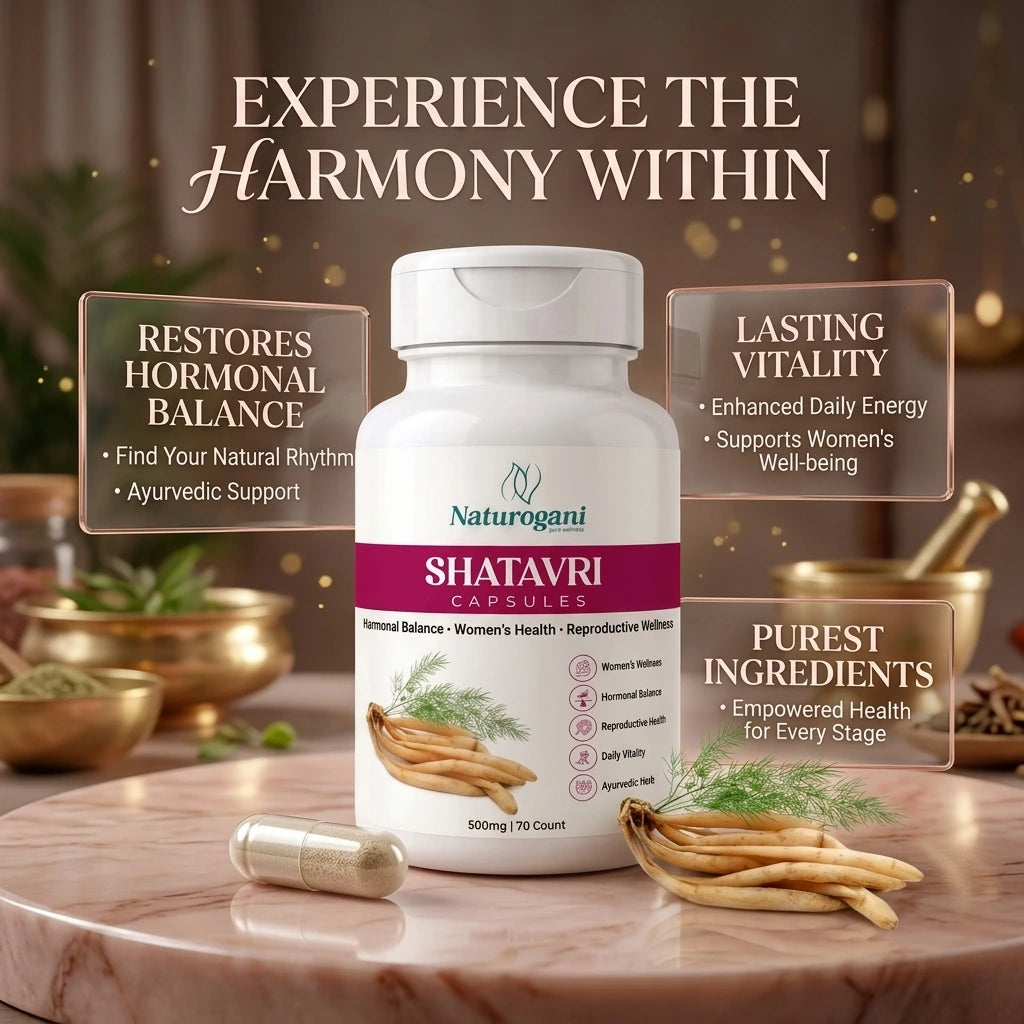 Shatavri Capsules | Hormonal Balance, Menstrual & Lactation, Women’s Wellness Support