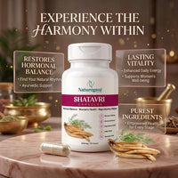 Shatavri Capsules | Hormonal Balance, Menstrual & Lactation, Women’s Wellness Support