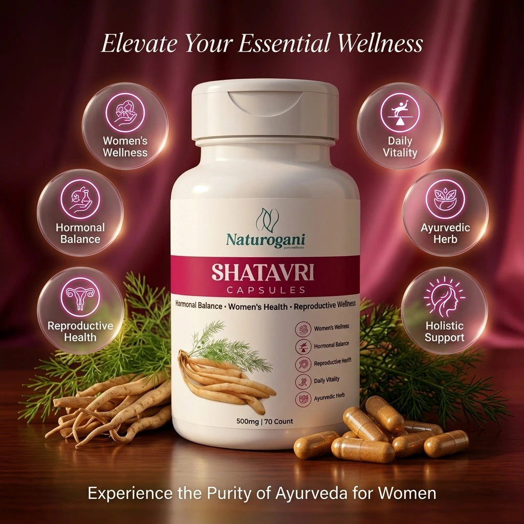 Shatavri Capsules | Hormonal Balance, Menstrual & Lactation, Women’s Wellness Support