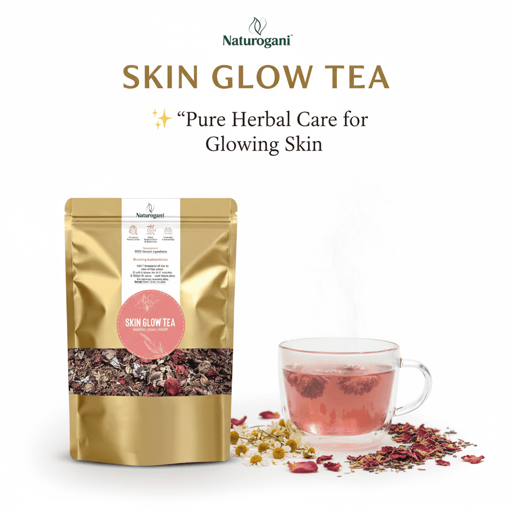 Boost skin health with Naturogani Skin Glow Herbal Tea