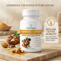 Turmeric & Ginger Capsules | Joint & muscle Pain, Anti Inflammation, Immunity