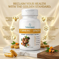 Turmeric & Ginger Capsules | Joint & muscle Pain, Anti Inflammation, Immunity