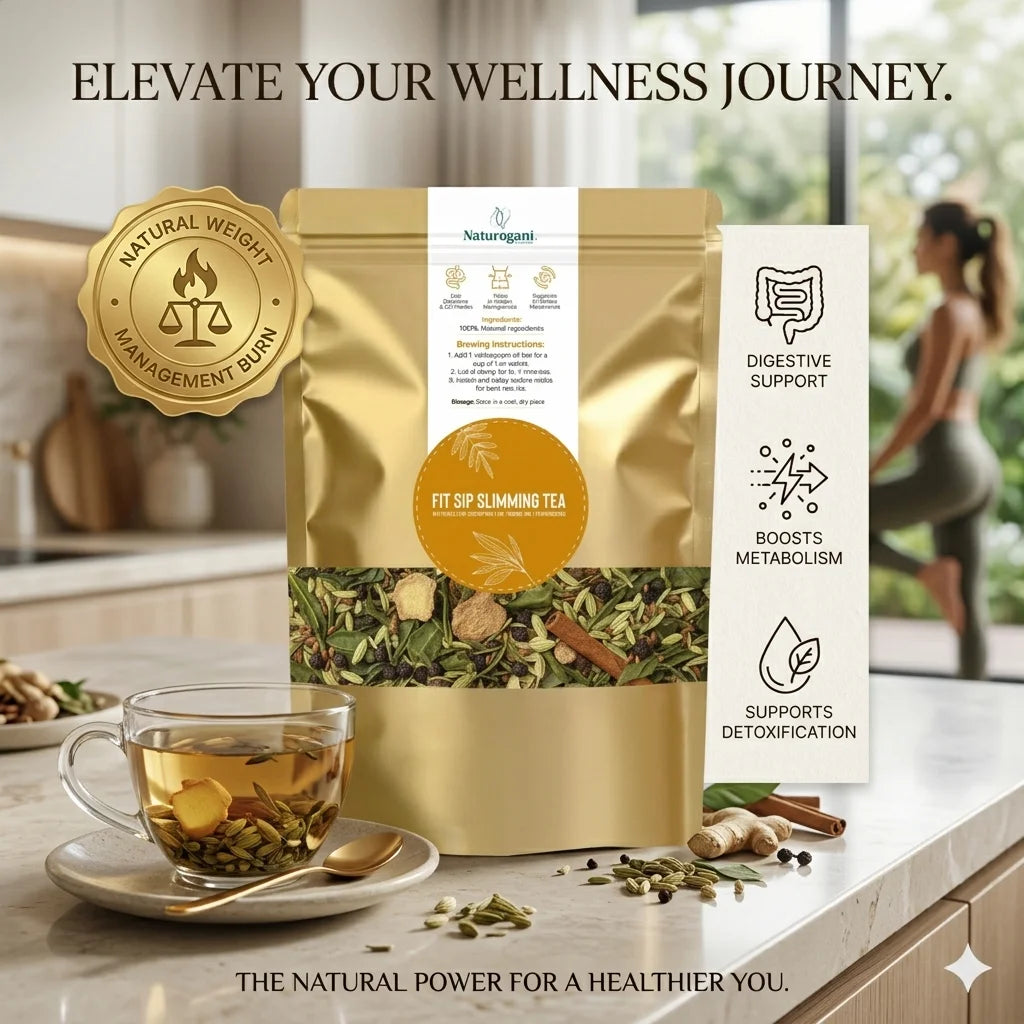 Fit Sip Slimming Tea | weight management, Appetite Control, Bloating, Fat Burn, metabolism Support