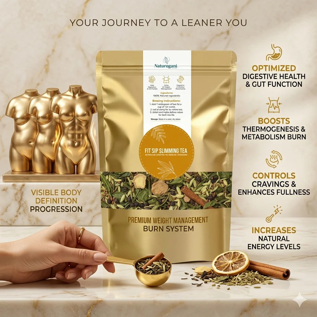 Fit Sip Slimming Tea | weight management, Appetite Control, Bloating, Fat Burn, metabolism Support