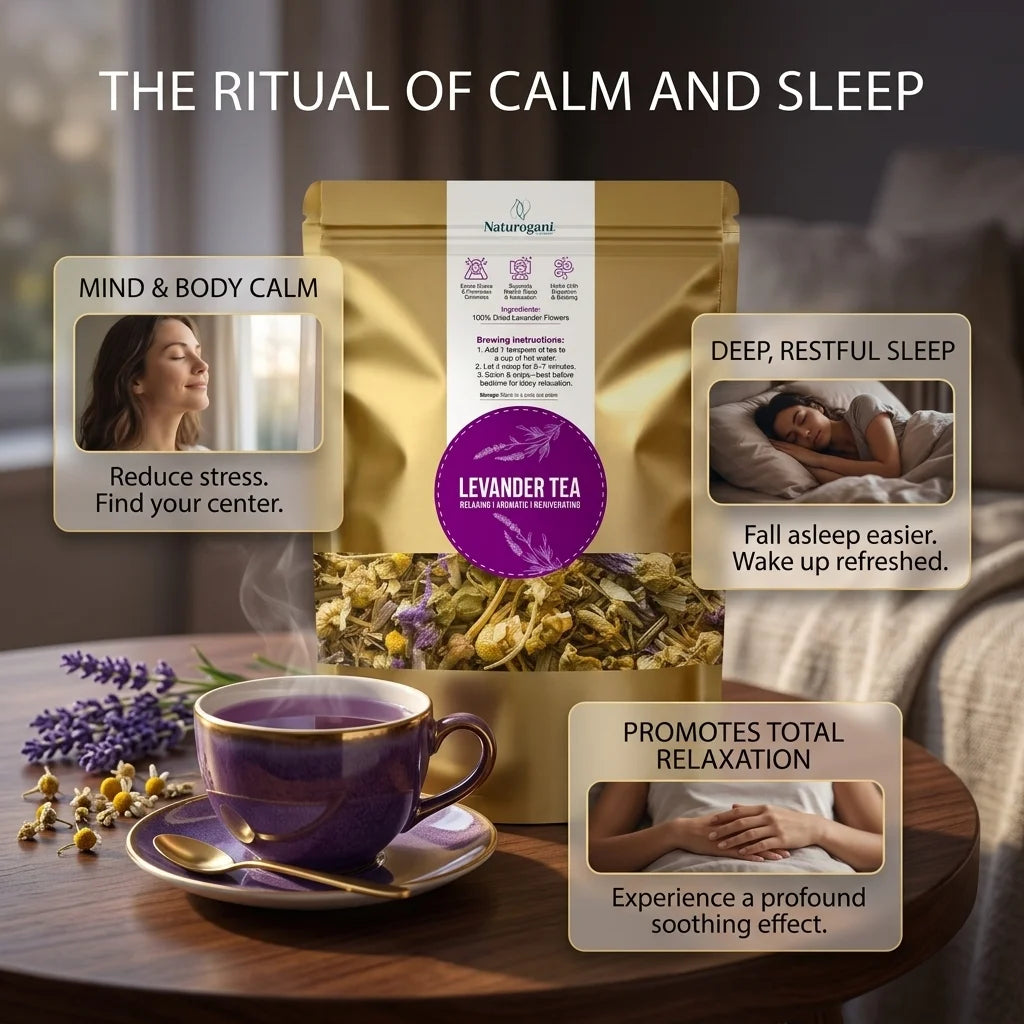 Lavender Tea | Stress Support, Sleep Support, Calm Mood, Relaxation, Antioxidant Support