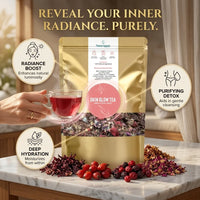 Skin Glow Tea | Natural Glow, Clear Complexion, Healthy Skin, Natural Radiance, Antioxidant Support