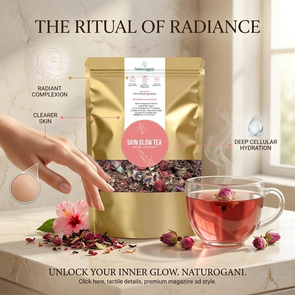 Skin Glow Tea | Natural Glow, Clear Complexion, Healthy Skin, Natural Radiance, Antioxidant Support